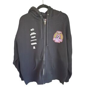 Insomniac Electric Mile Black Zip Up Hoodie EDC Beyond Wonderland Mens XL